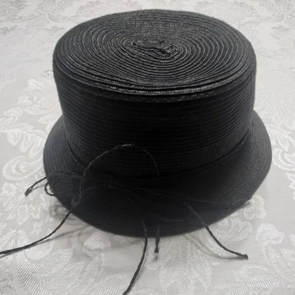Magid Black Straw Bucket Hat - Picture 3 of 7